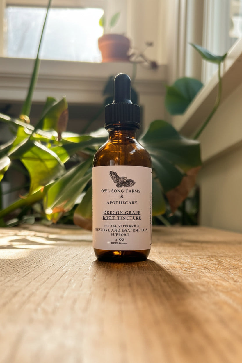 Oregon Grape Root Tincture-Digestive Support-Cancer Prevention Support