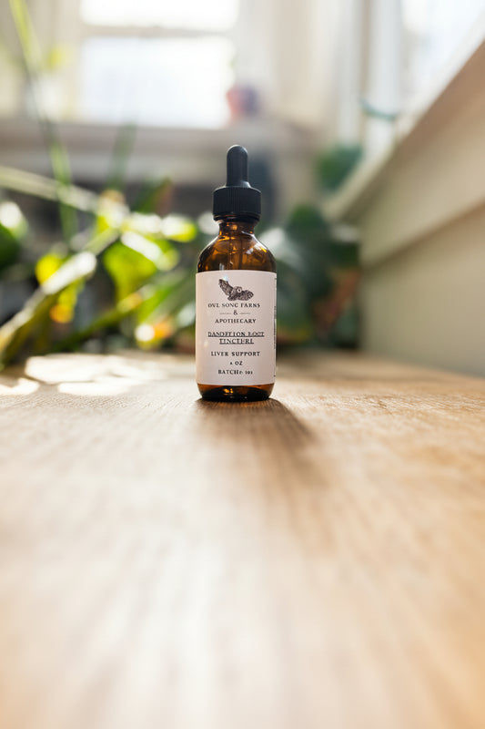 Dandelion Root Tincture - Liver + Digestive Support + Cancer Prevention