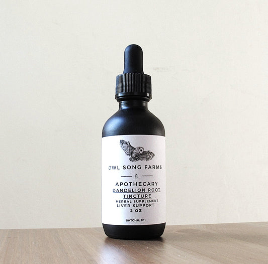 Dandelion Root Tincture - Liver + Digestive Support + Cancer Prevention