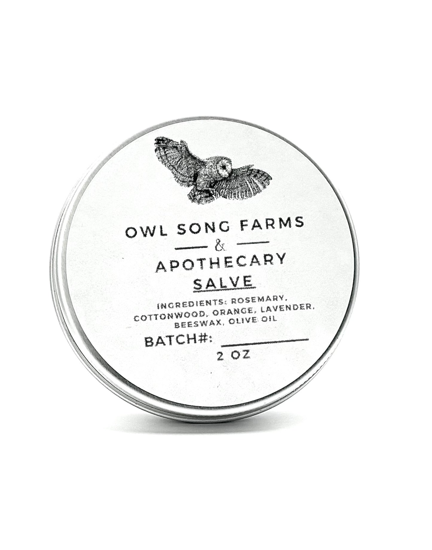 Organic Nutrient Dense Salve - Owl Song Farms and Apothecary