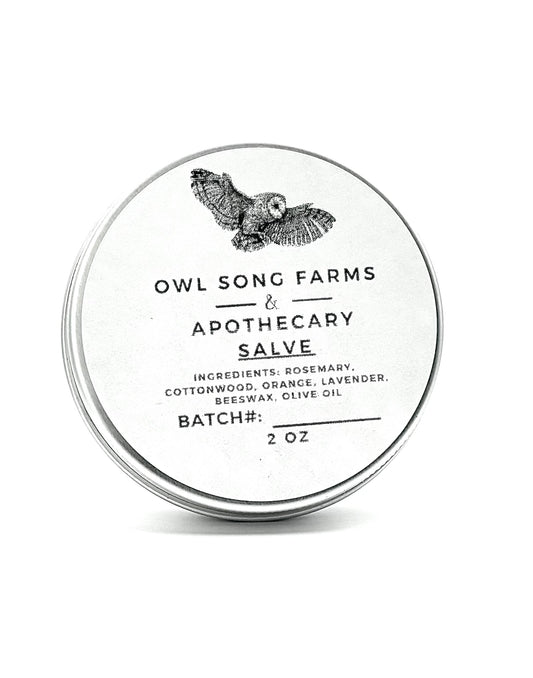 Organic Nutrient Dense Salve - Owl Song Farms and Apothecary