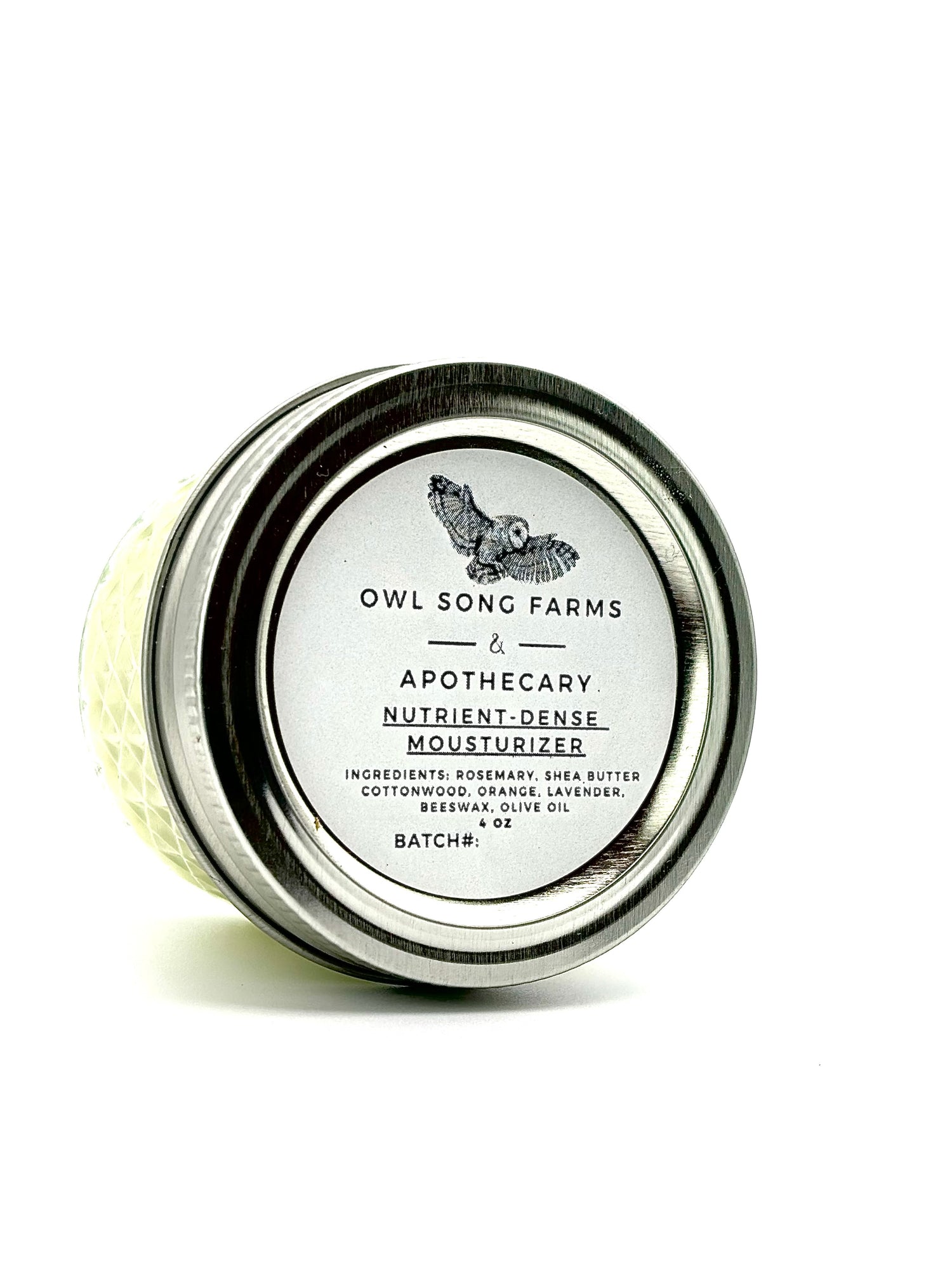 Organic Nutrient Dense Whipped Moisturizer - Owl Song Farms and Apothecary