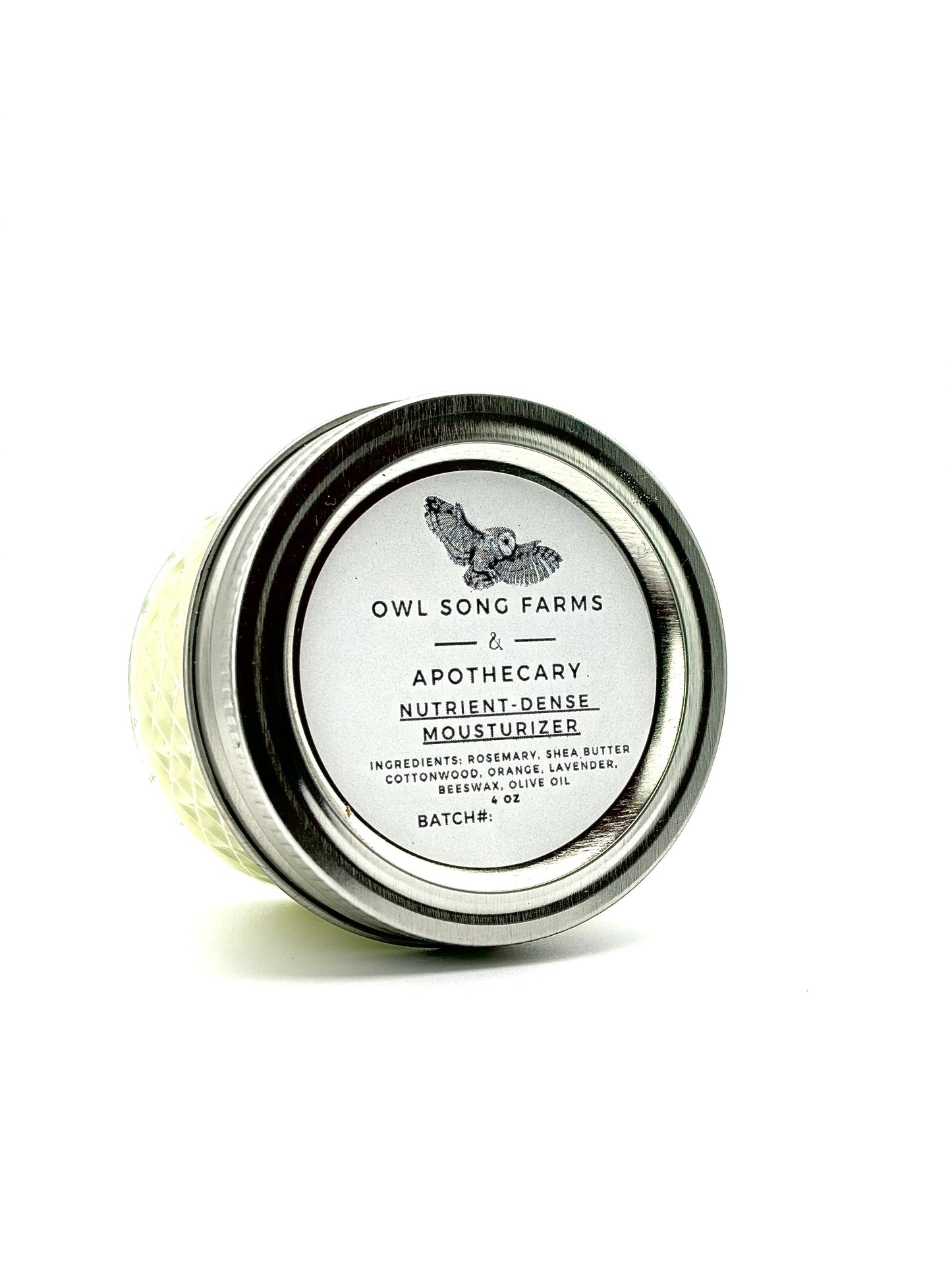 Organic Nutrient Dense Whipped Moisturizer - Owl Song Farms and Apothecary